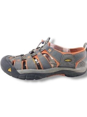 Keen Newport H2 Sandals Gray Orange Men’s 8.5 / Women’s 10